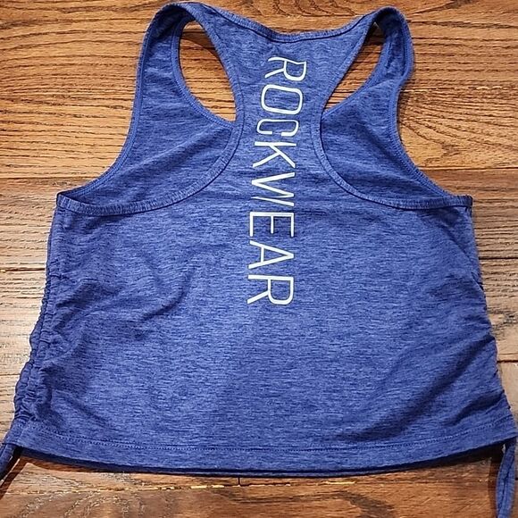 Rockwear Racerback Tank Top Size AU 8 US 4 Australian Activewear Workout Gym - Picture 3 of 6